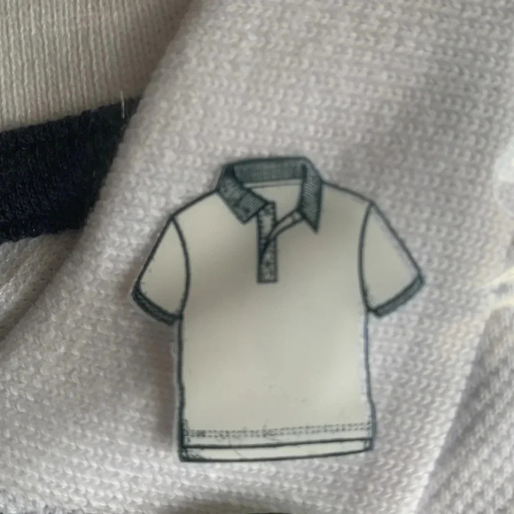US Polo School Uniform Polo Shirt White 4T - Picture 2 of 6